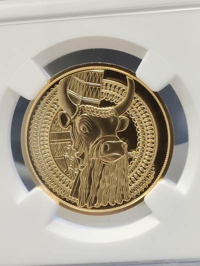 获奖奥地利2019年黄金魔力系列1美索不达米亚1/2盎司金币NGC-PF70