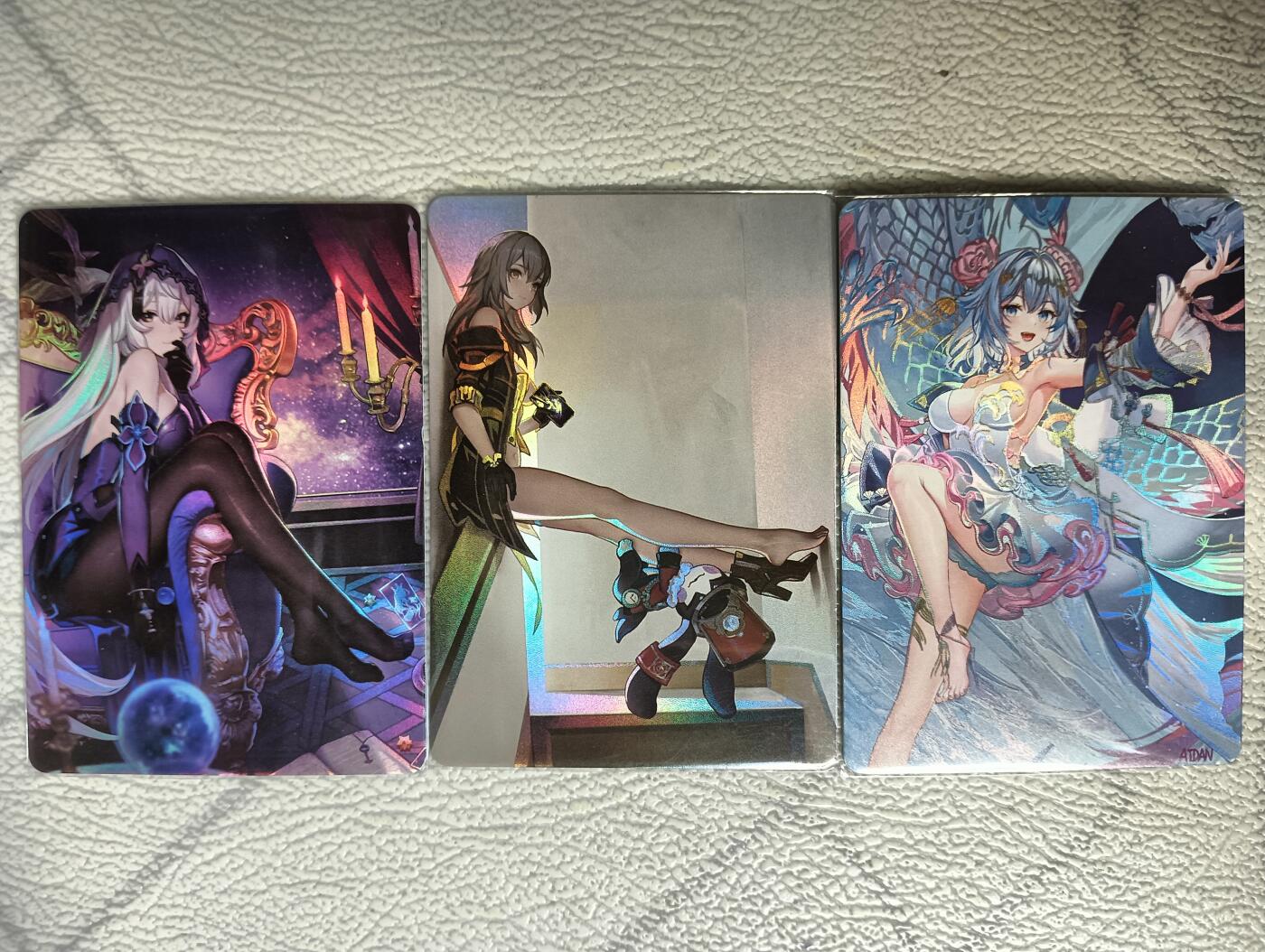 花开卡拍第29期（品控勿拍!!!拍品不寄存，运费5元，自制卡难免瑕疵，可能存在轻微撞角爆边等出厂瑕疵，品控介意勿拍！） 鸡腿 满赠三张 崩坏星穹铁道