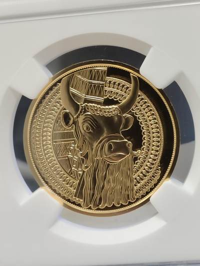 获奖奥地利2019年黄金魔力系列1美索不达米亚1/2盎司金币NGC-PF70