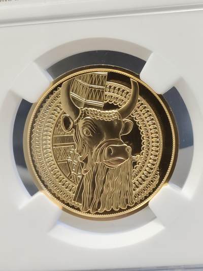 获奖奥地利2019年黄金魔力系列1美索不达米亚1/2盎司金币NGC-PF70