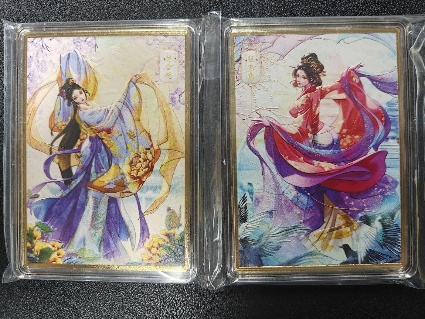 天玑星卡拍第一百零二期《7.7周一截拍》持续收拍收评中 满赠卡需备注 燎原卡牌 解语花 金属卡 赵飞燕赵合德 406 273