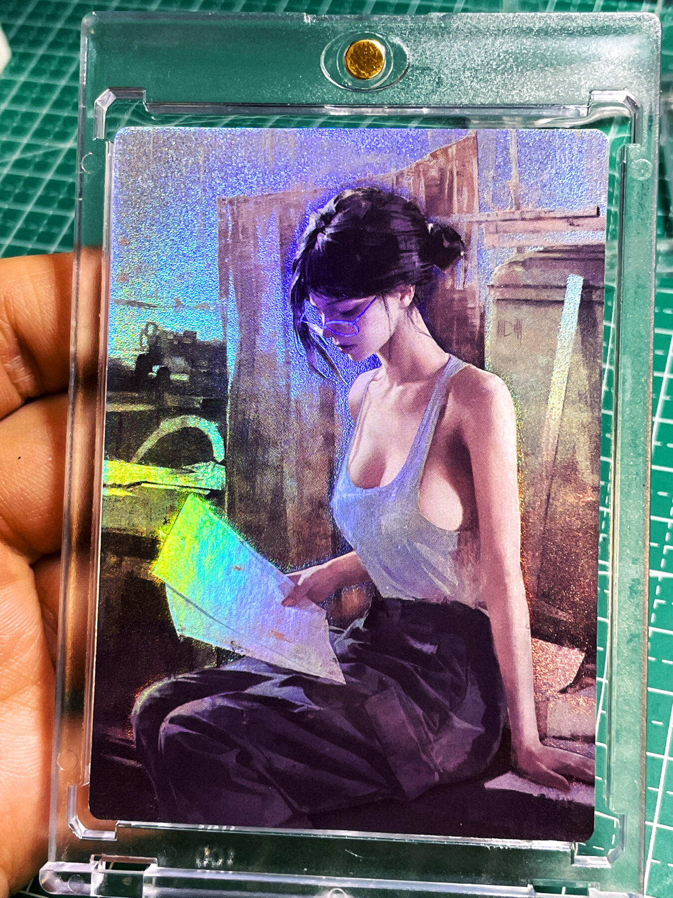 显眼宝22期 颜值精选·真 【带卡砖】众里寻她 在光里 很美的女朋友啦 一张 磨砂彩 63*88