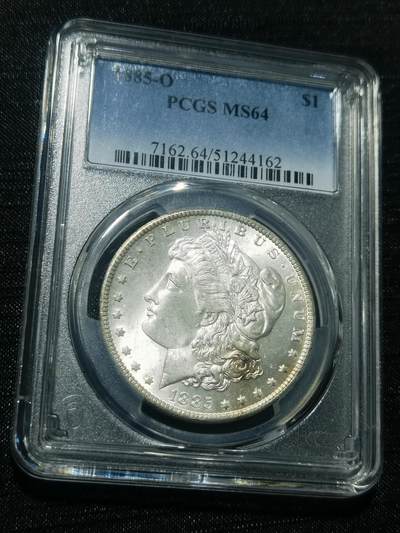 天下钱庄专场欢迎参拍 - PCGS MS64 1885美国摩根一美元银币