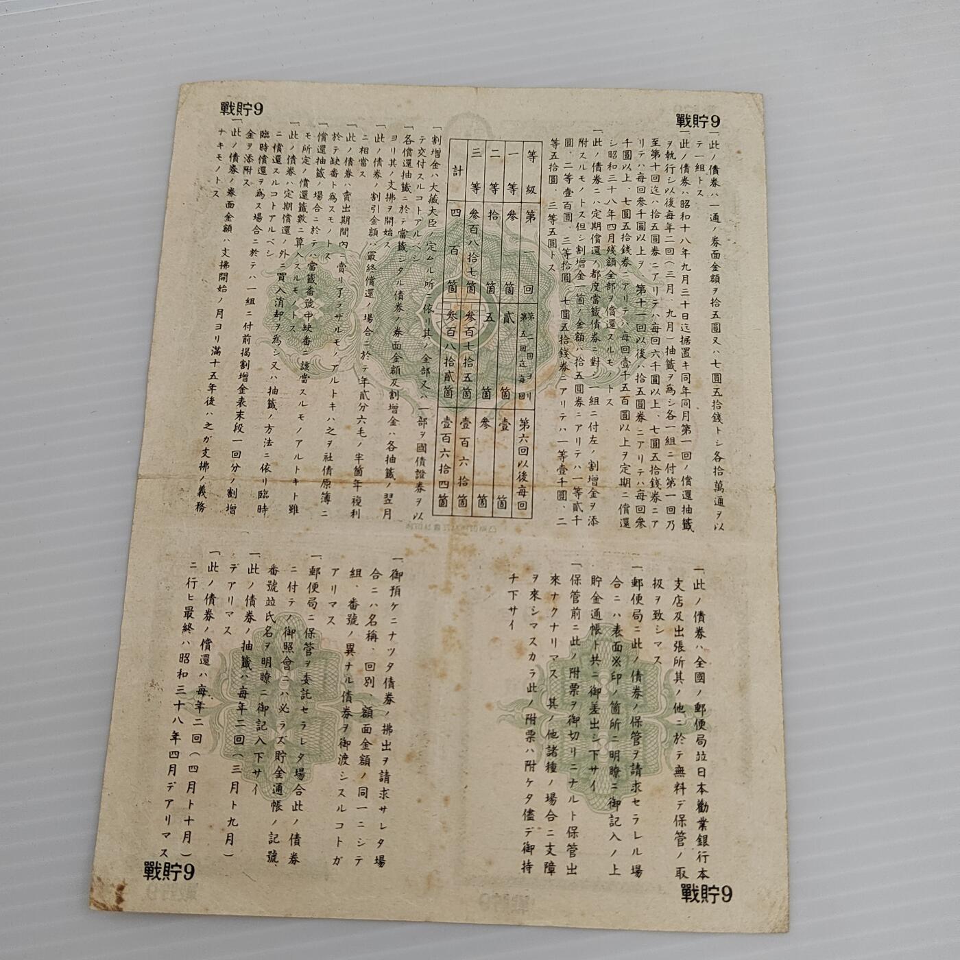 PCAI钱币  5-446  二战票证小专场 七元五十钱