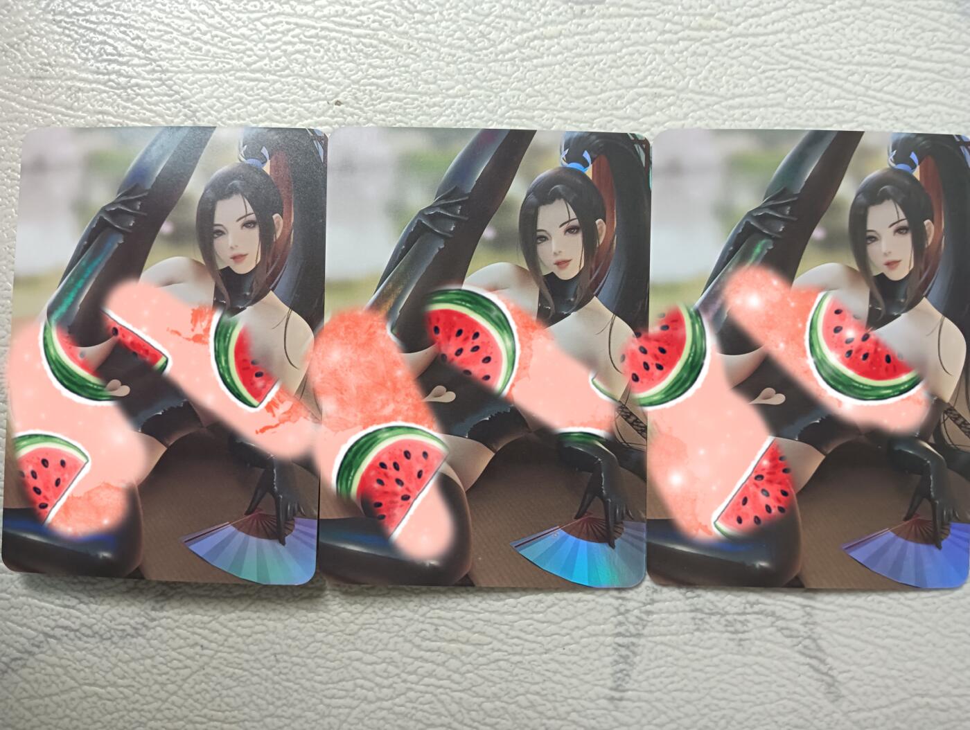 花开卡拍第29期（品控勿拍!!!拍品不寄存，运费5元，自制卡难免瑕疵，可能存在轻微撞角爆边等出厂瑕疵，品控介意勿拍！）  卡将 不知火舞彩闪 三宫艺术版 单卡