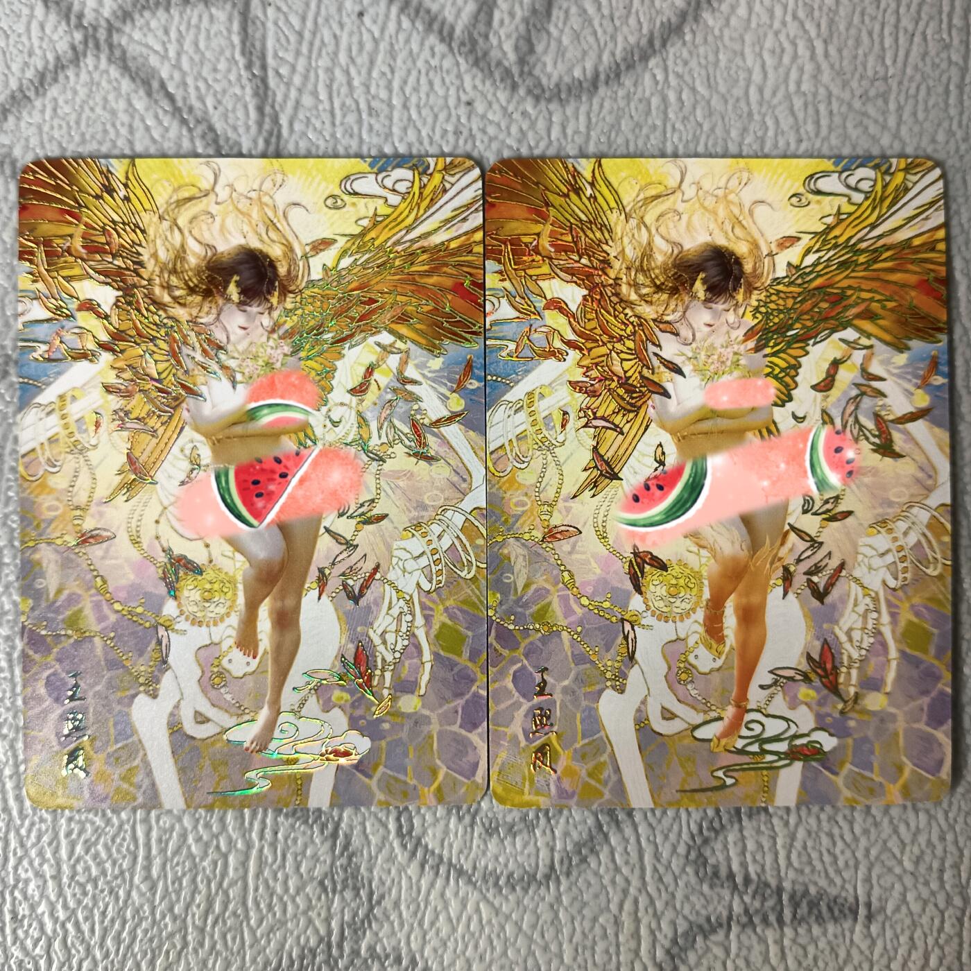 花开卡拍第29期（品控勿拍!!!拍品不寄存，运费5元，自制卡难免瑕疵，可能存在轻微撞角爆边等出厂瑕疵，品控介意勿拍！） 太虚幻境王熙凤幻彩