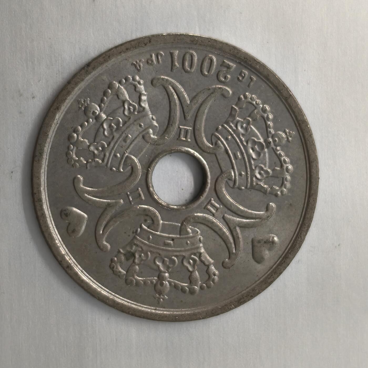 Krab外币市集Vol.18 丹麦2001年2克朗