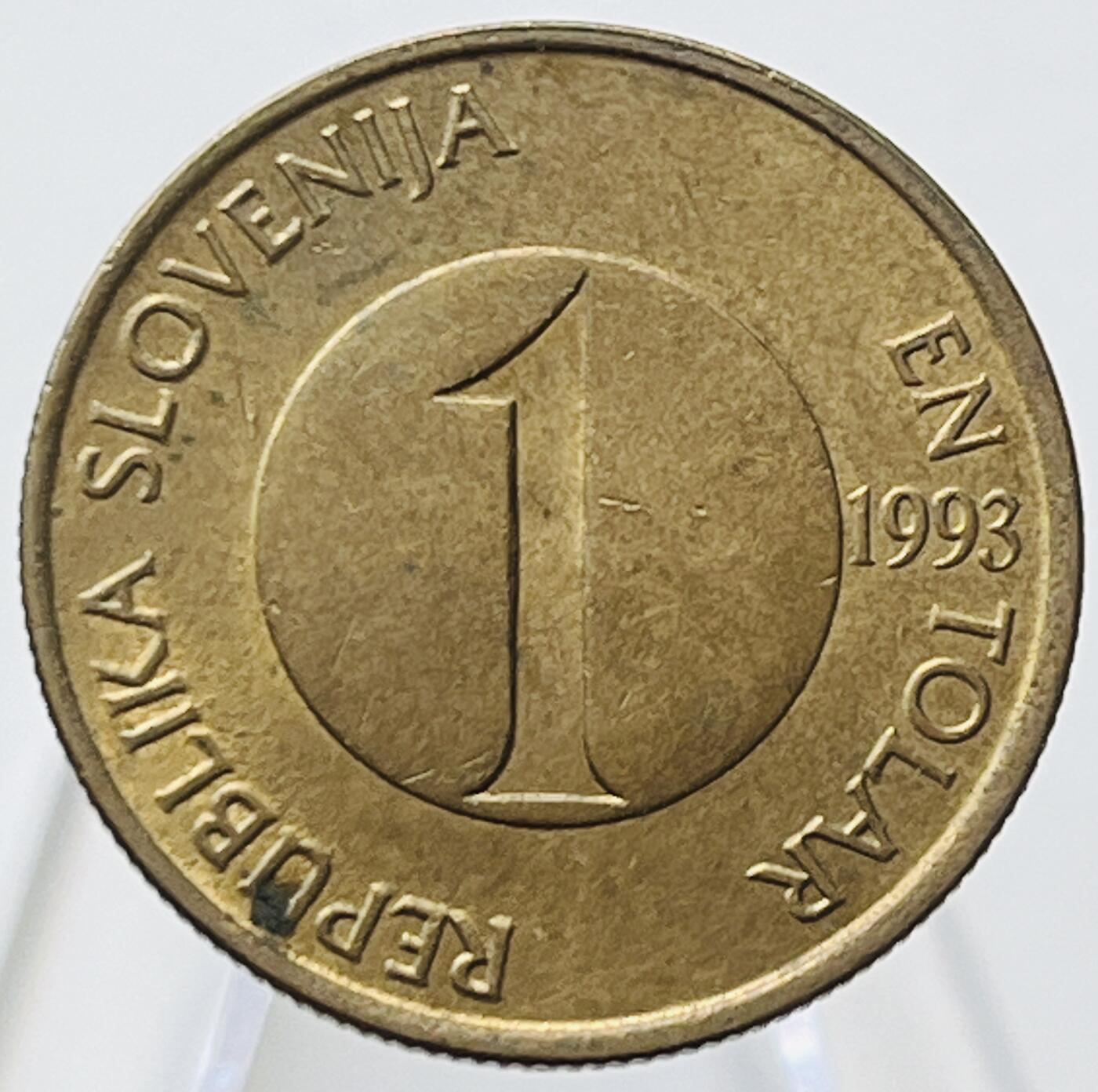 神仙姐姐-中外币专场13 1993年斯洛文尼亚1托拉