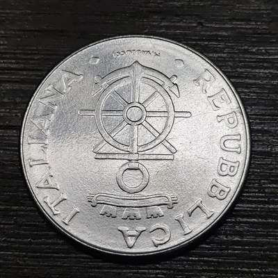 【铜匠收藏】★第122场★散币场，无佣金，30包邮。不满30元，支付5元运费。《接受代拍 代送NGC评级》 - 意大利 1981年 100里拉 海军学院建校百年