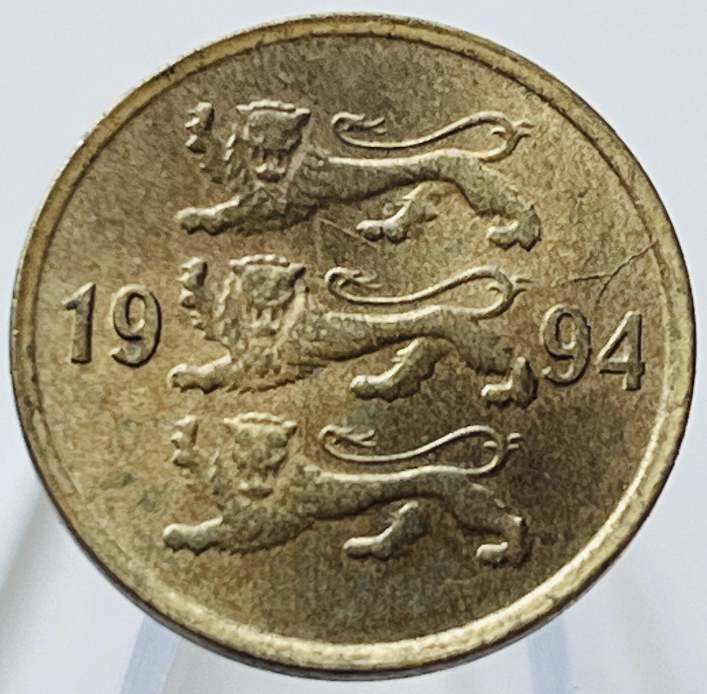 神仙姐姐-中外币专场13 1994年爱沙尼亚10分