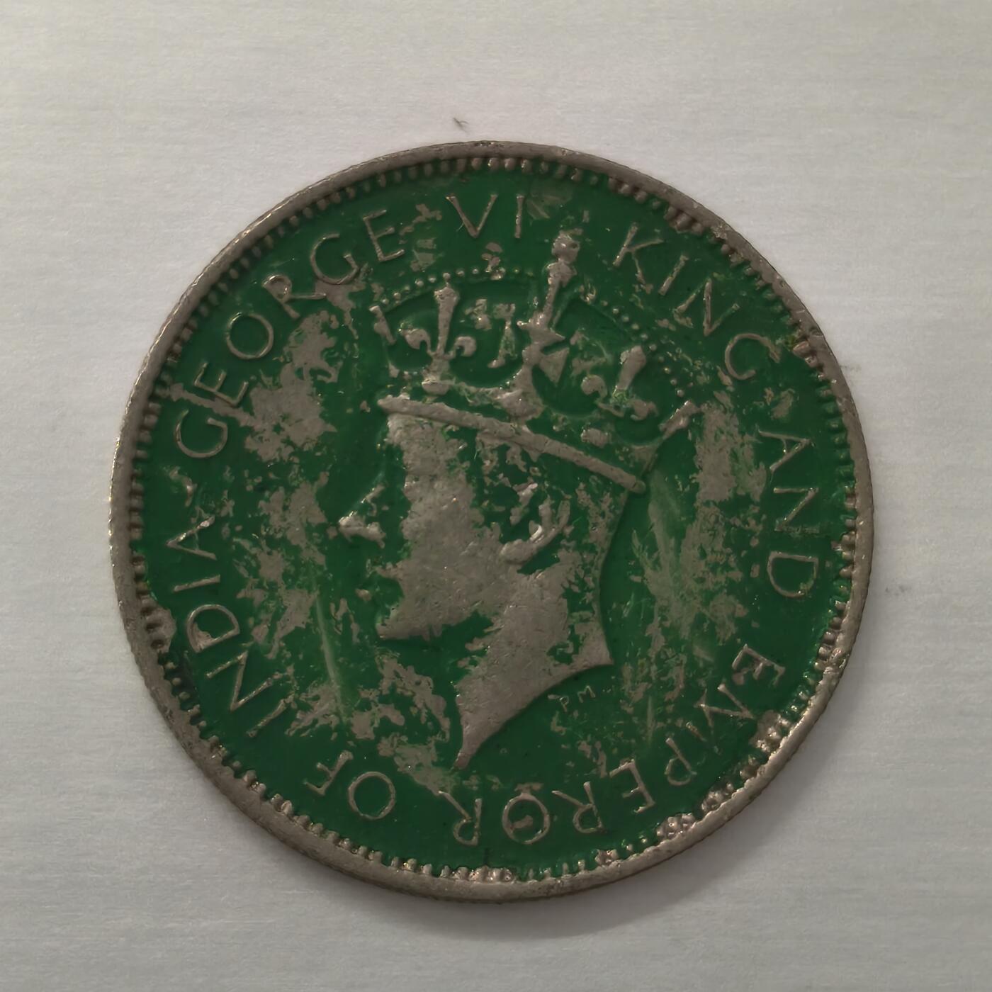 Krab外币市集Vol.18 香港1937年1毫乔治六世