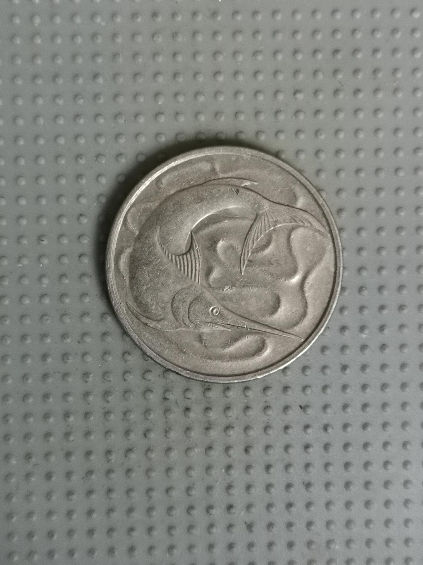 2025年第59场各国散币拍卖（总第59场） 新加坡1976年20分