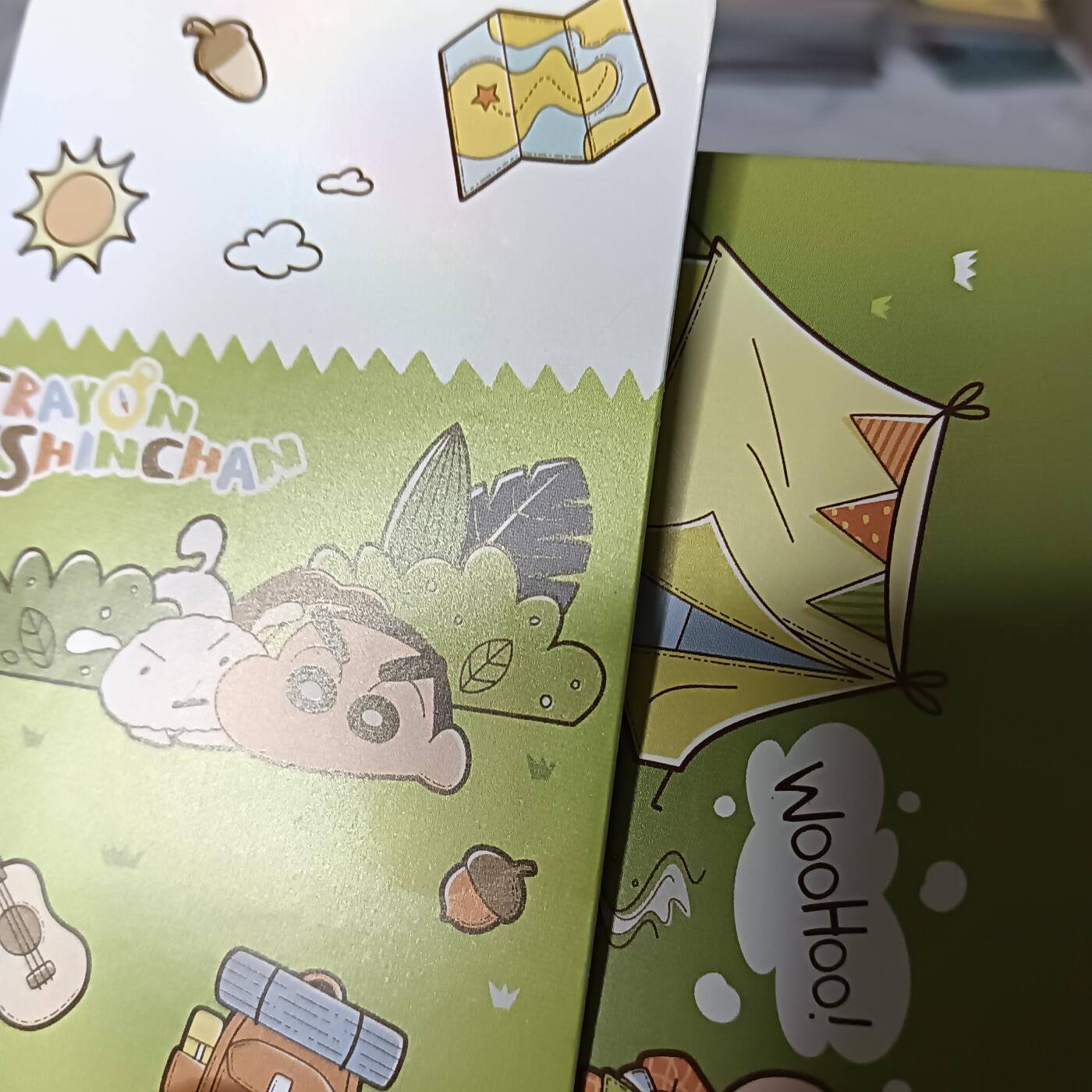 花开卡拍第29期（品控勿拍!!!拍品不寄存，运费5元，自制卡难免瑕疵，可能存在轻微撞角爆边等出厂瑕疵，品控介意勿拍！） 乔克蒂姆软糖 蜡笔小新 2张，有压痕介意勿拍