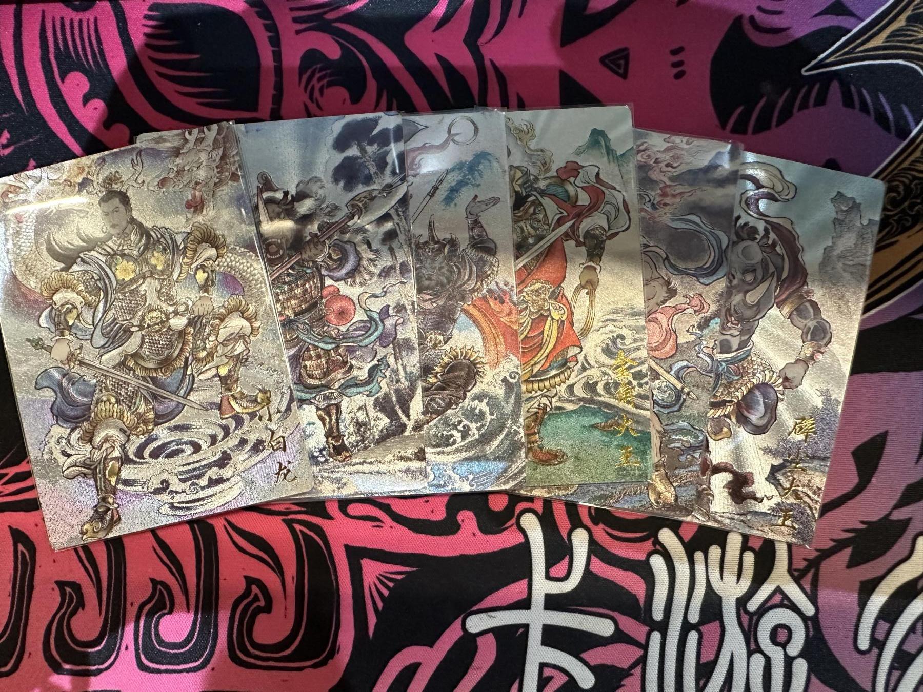 秋萤阁第六期     (7月6日周末晚上23点截拍，欢迎竞拍)  卡德曼 武韵红颜 西游10 画师：贾志鹏  粗闪 6张 不重复