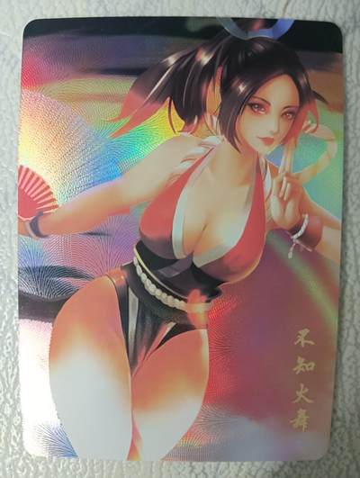 花开卡拍第30期（7月13号周日截拍，品控勿拍!!!拍品不寄存，运费5元，自制卡难免瑕疵，可能存在轻微撞角爆边等出厂瑕疵，品控介意勿拍！） - 青鸾殿 不知火舞 彩闪