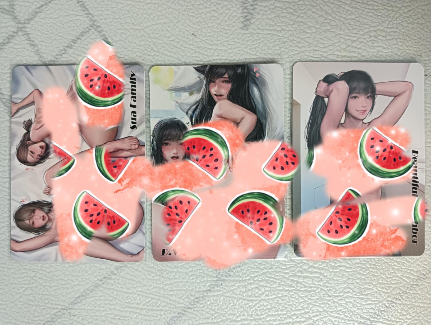 花开卡拍第29期（品控勿拍!!!拍品不寄存，运费5元，自制卡难免瑕疵，可能存在轻微撞角爆边等出厂瑕疵，品控介意勿拍！） 韩漫卡牌 OL办公室 双人快乐 卡背都是艺术版