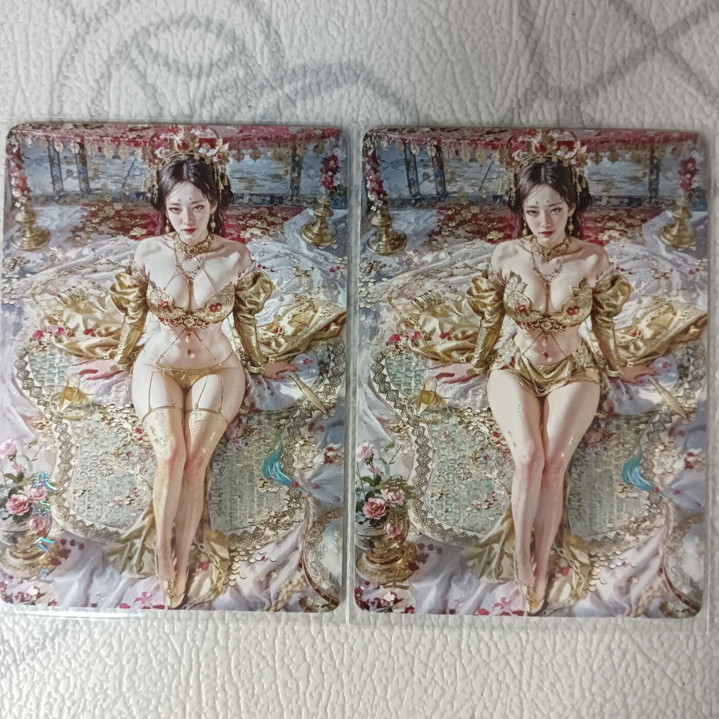 花开卡拍第29期（品控勿拍!!!拍品不寄存，运费5元，自制卡难免瑕疵，可能存在轻微撞角爆边等出厂瑕疵，品控介意勿拍！） 1、铁扇公主普卡双服饰