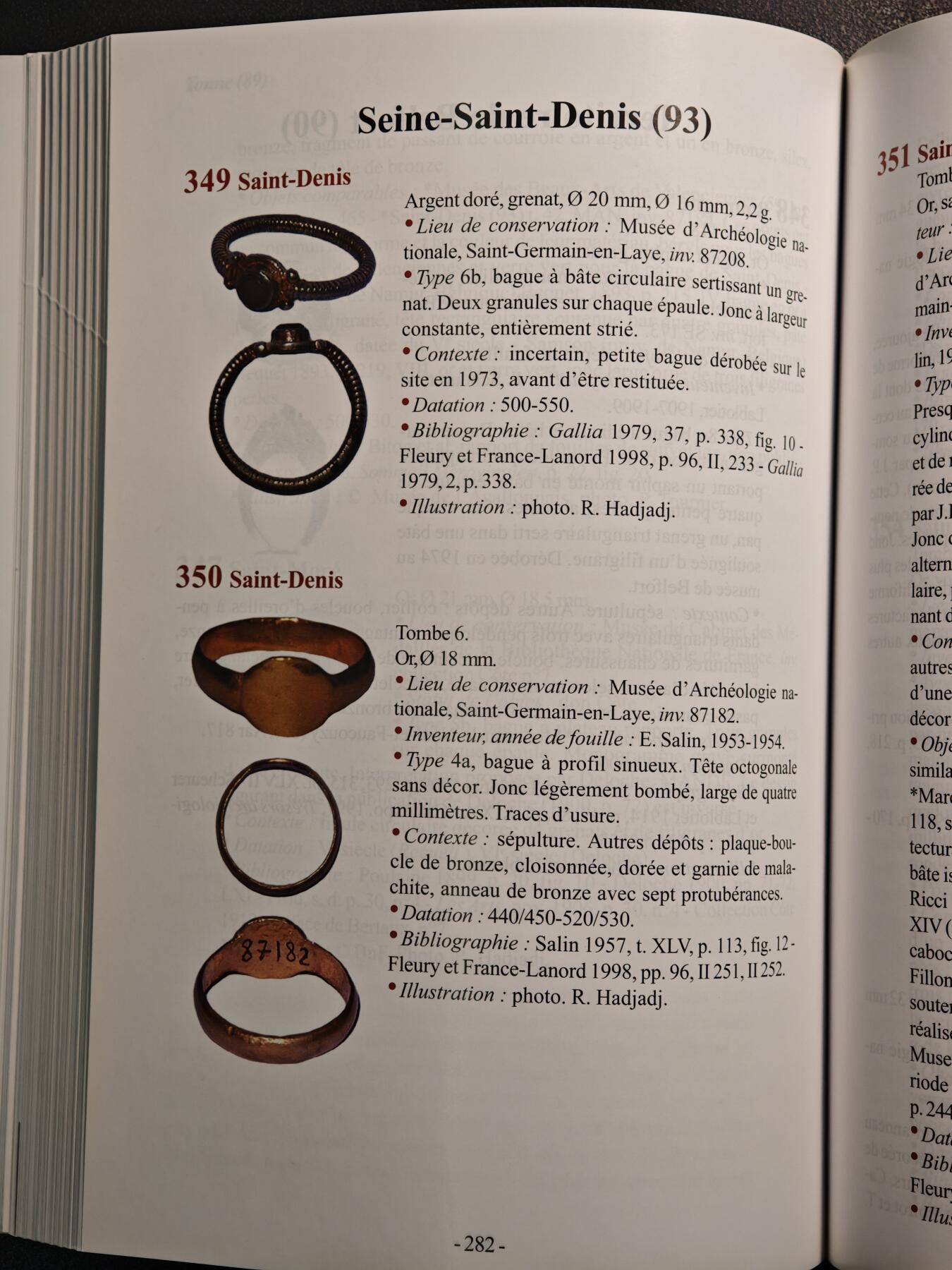 【德藏】世界币章拍卖第136期（拍品征集中~欢迎藏友联系） 97新 墨洛温王朝的戒指：北高卢地区 全彩铜板纸印刷 全书约447页 详情请看拍卖介绍