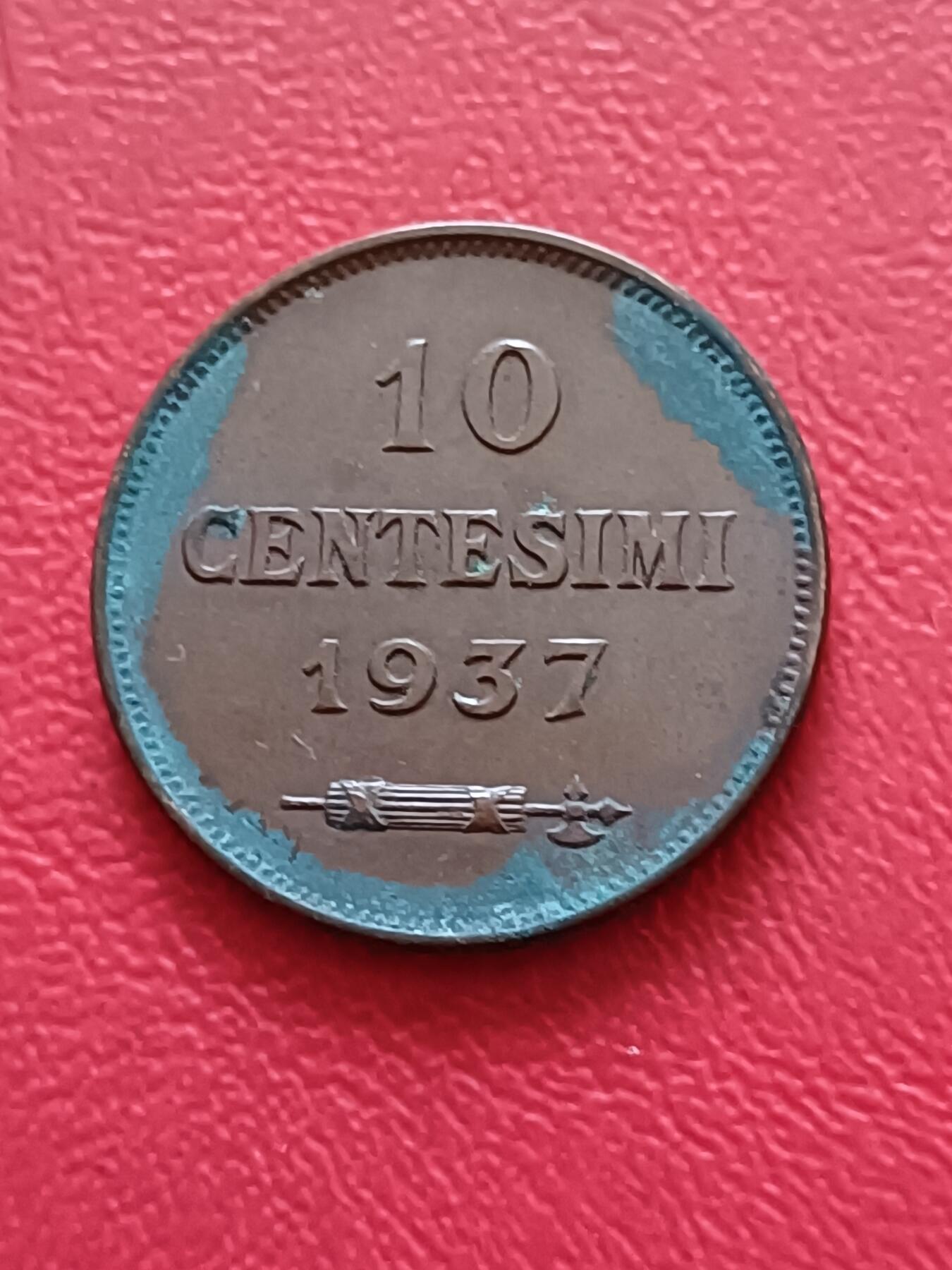 【云涧收藏】第四十二场 圣马力诺1937年10分
