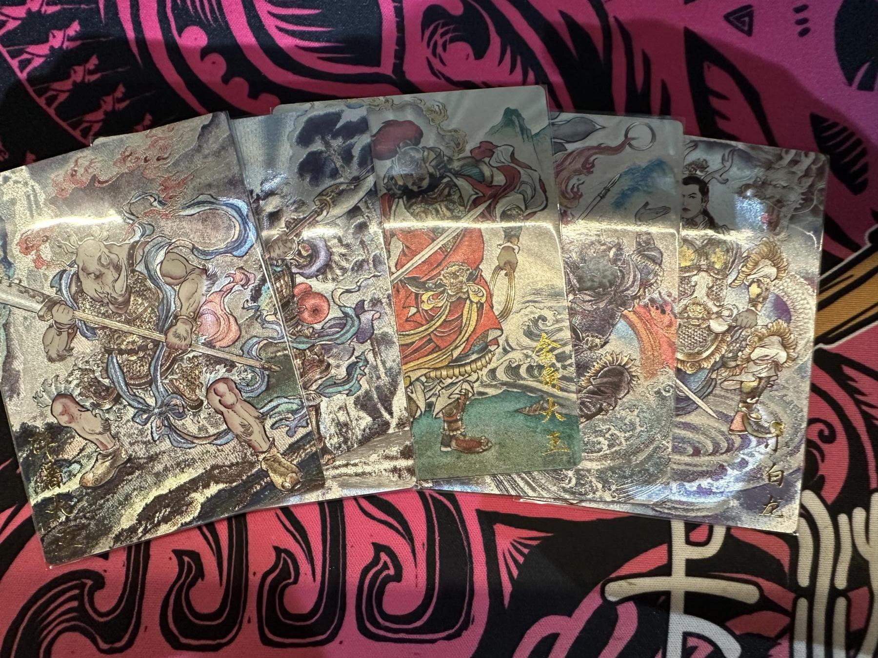 秋萤阁第六期     (7月6日周末晚上23点截拍，欢迎竞拍)  卡德曼 武韵红颜 西游10 画师：贾志鹏  粗闪 5张 不重复