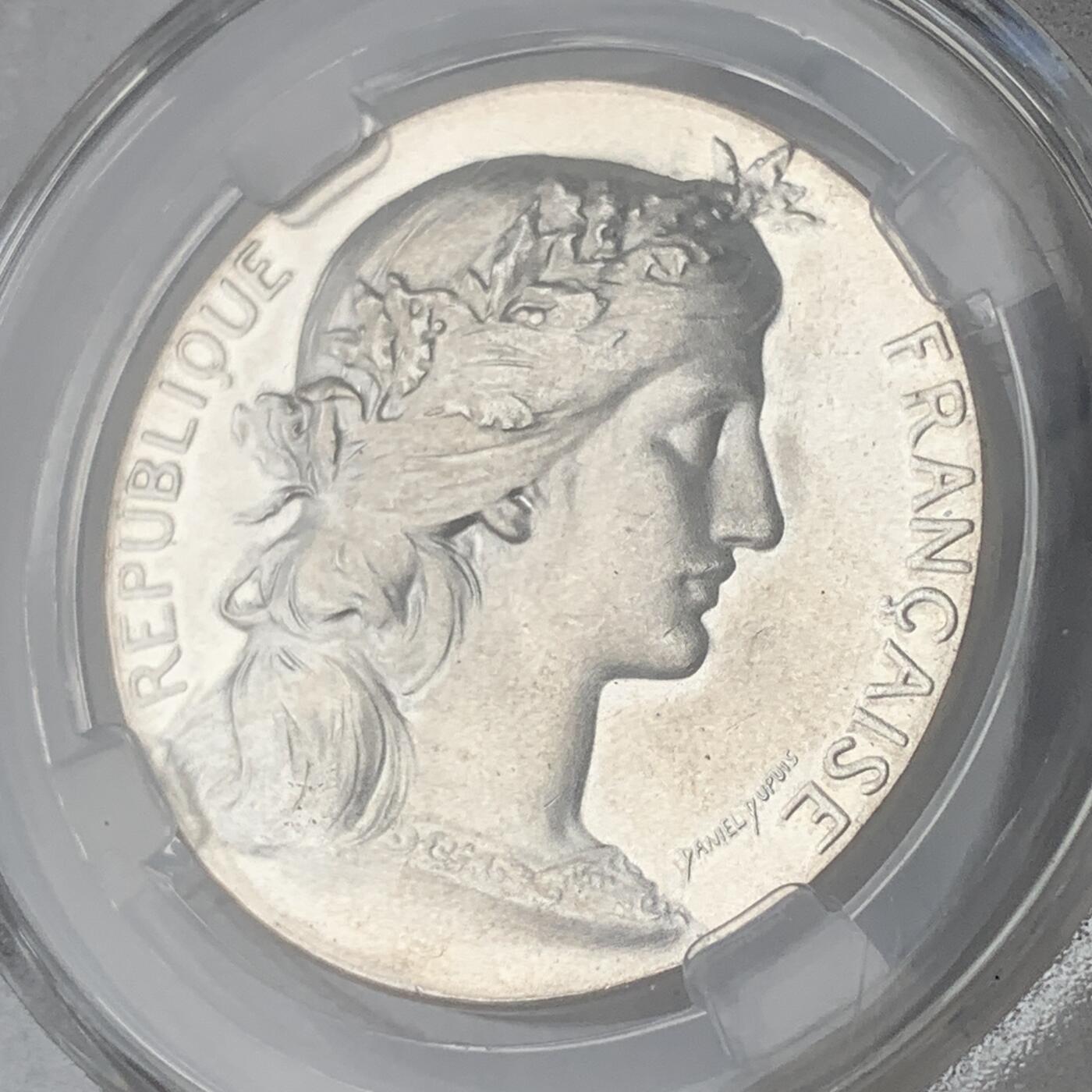 掌中浮雕-藏着的欧洲第031场 法国玛丽安娜银章，32.3mm，16.3g