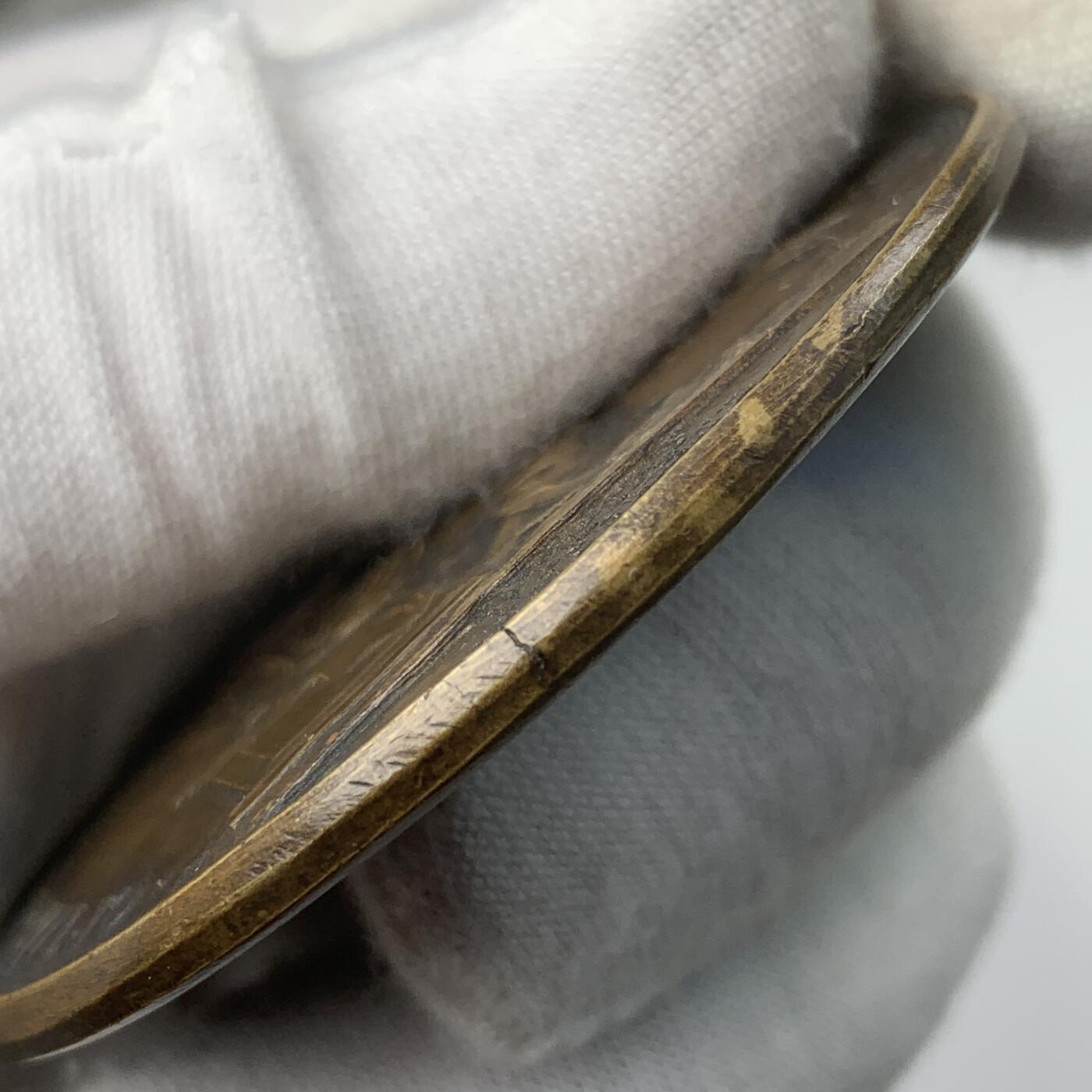 掌中浮雕-藏着的欧洲第031场 1679年法国纪尧姆铜章，58mm