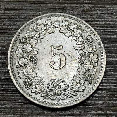 【铜匠收藏】★第123场★散币场，无佣金，30包邮。不满30元，支付5元运费。《接受代拍 代送NGC评级》 - 1969年 瑞士 2生丁