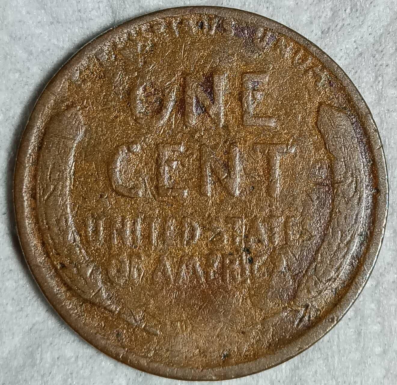 1924年D版美国林肯麦穗1美分铜币