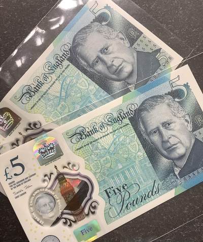 查尔斯国王 5英镑 - 查尔斯国王 5英镑