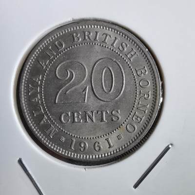 沼泽如烟--第771场 - 英属马来亚婆罗洲1961年20分