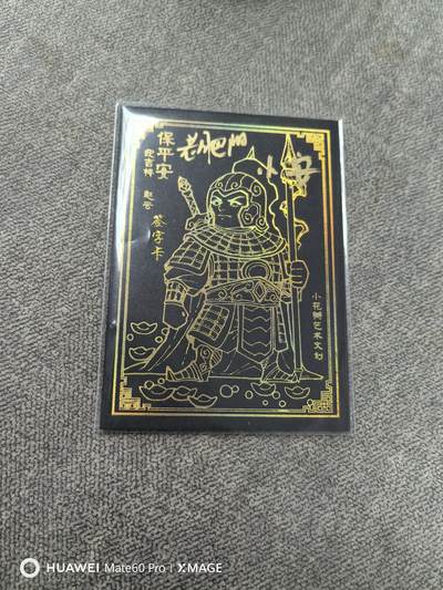 卡牌限时021期活动专场 - 小花瓣-黑金赵云-老肥阳小安双签卡一张全新