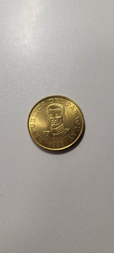 2025第十八期 巴拉圭 1998年 50瓜拉尼硬币  阿卡拉河大坝