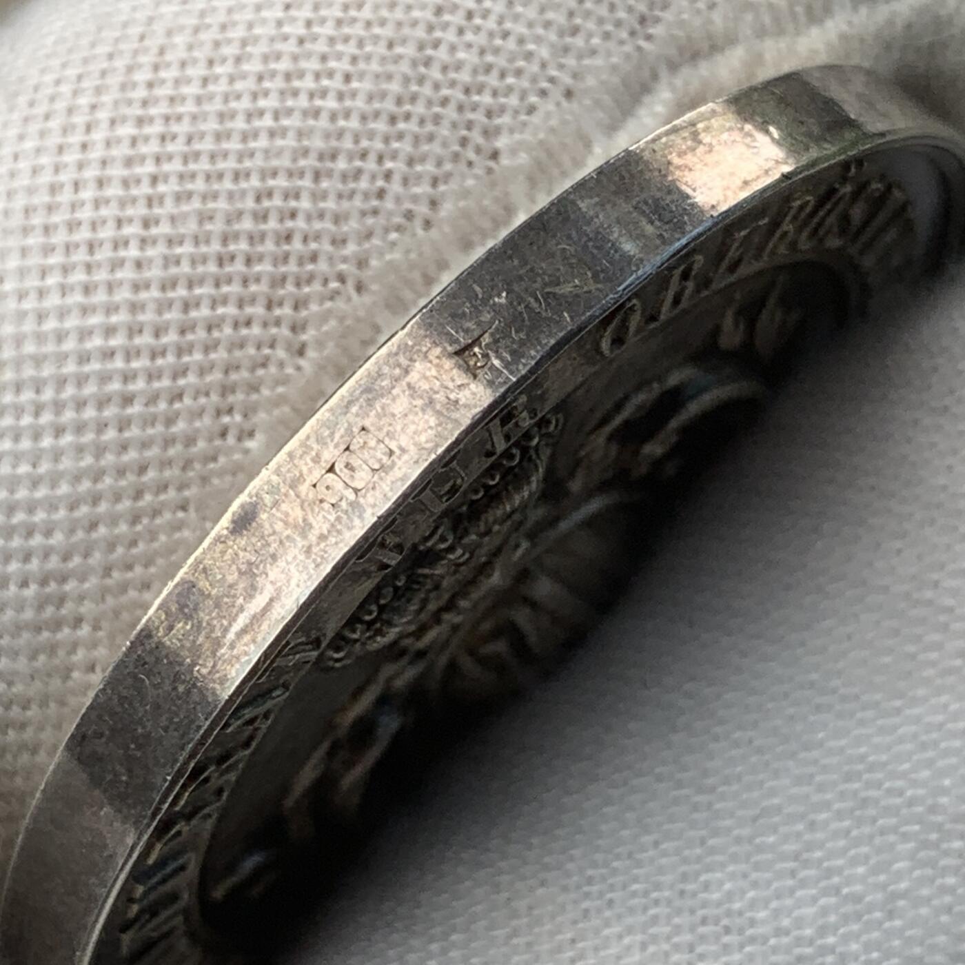 掌中浮雕-藏着的欧洲第031场 奥地利上奥州文化委员会银奖章，40mm，27g