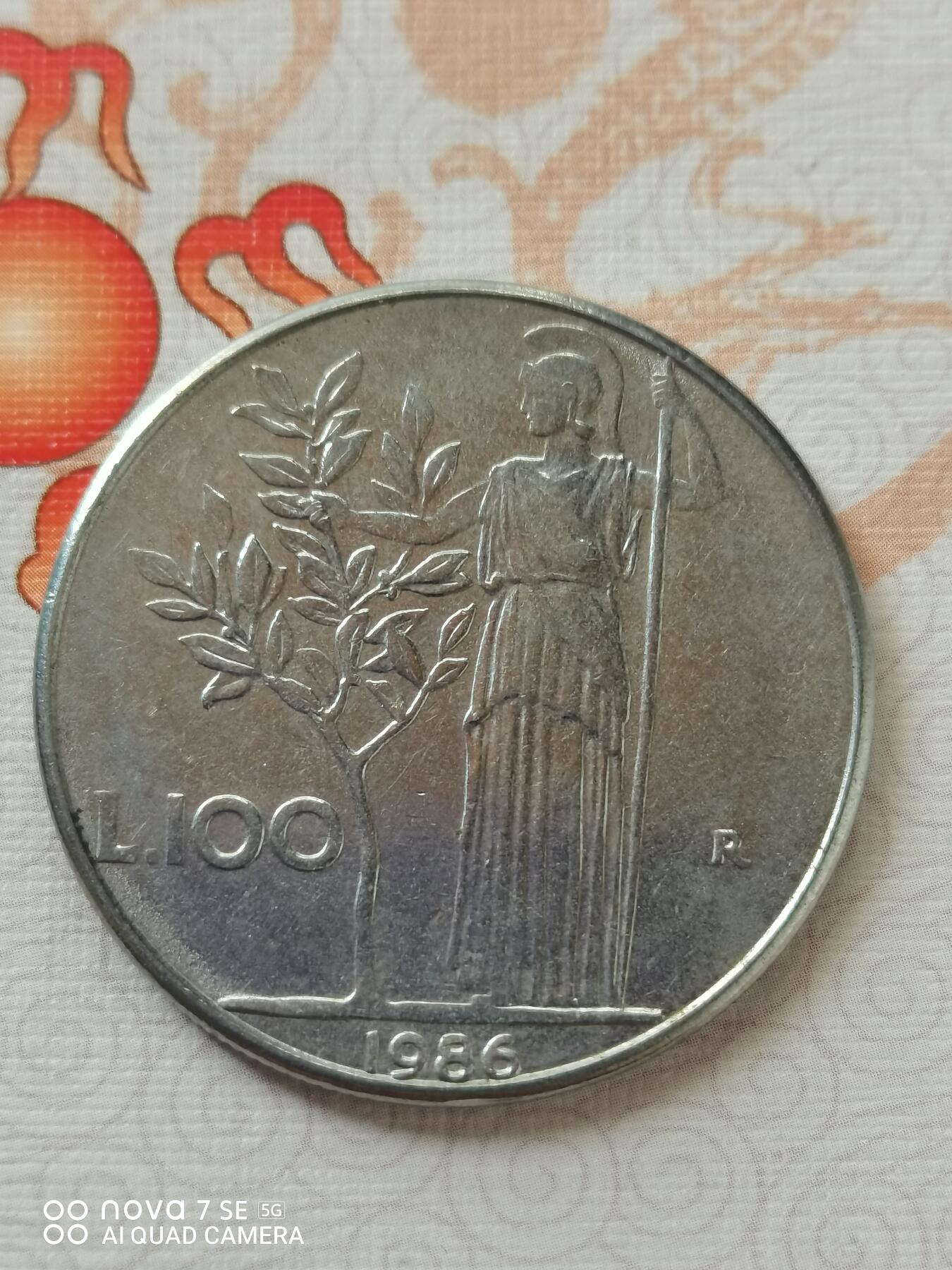 外币 意大利100里拉