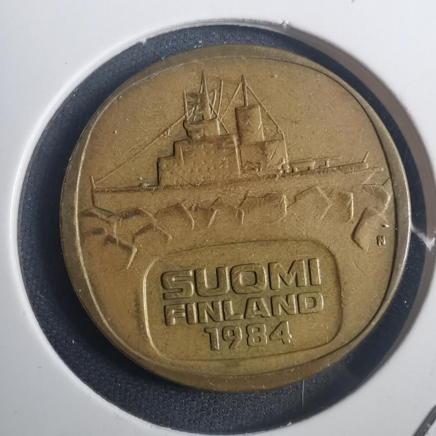 沼泽如烟--第772场 芬兰1984年5马克