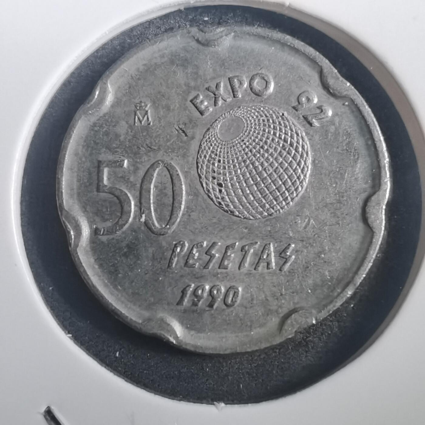 沼泽如烟--第772场 西班牙1990年50比塞塔