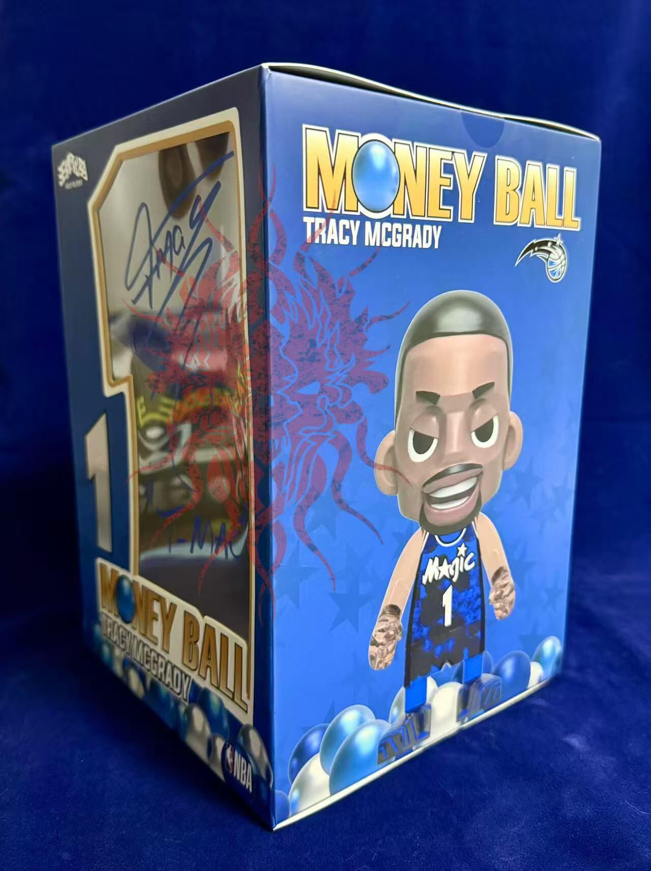 零元拍：‌   特雷西-麦克格雷迪！T-Mac! 麦迪亲签王牌化身MoneyBall奥兰多魔术NBA联盟得分王版本（三个版本陆续上拍），加签绰号“T-MAC”！