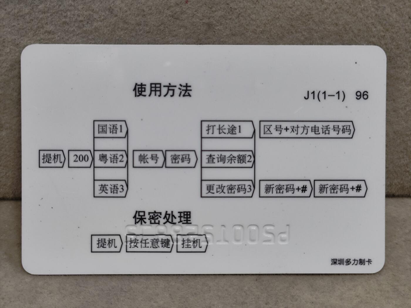 电话卡第三期 广东省邮电管理局200卡96 J1， 庆祝200全省23个本地网开通首日卡