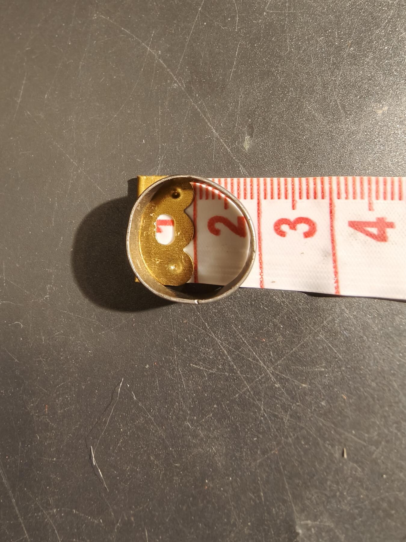 老王徽章第133期 德国一战战地戒指   带1914字样   直径19mm   周长60mm