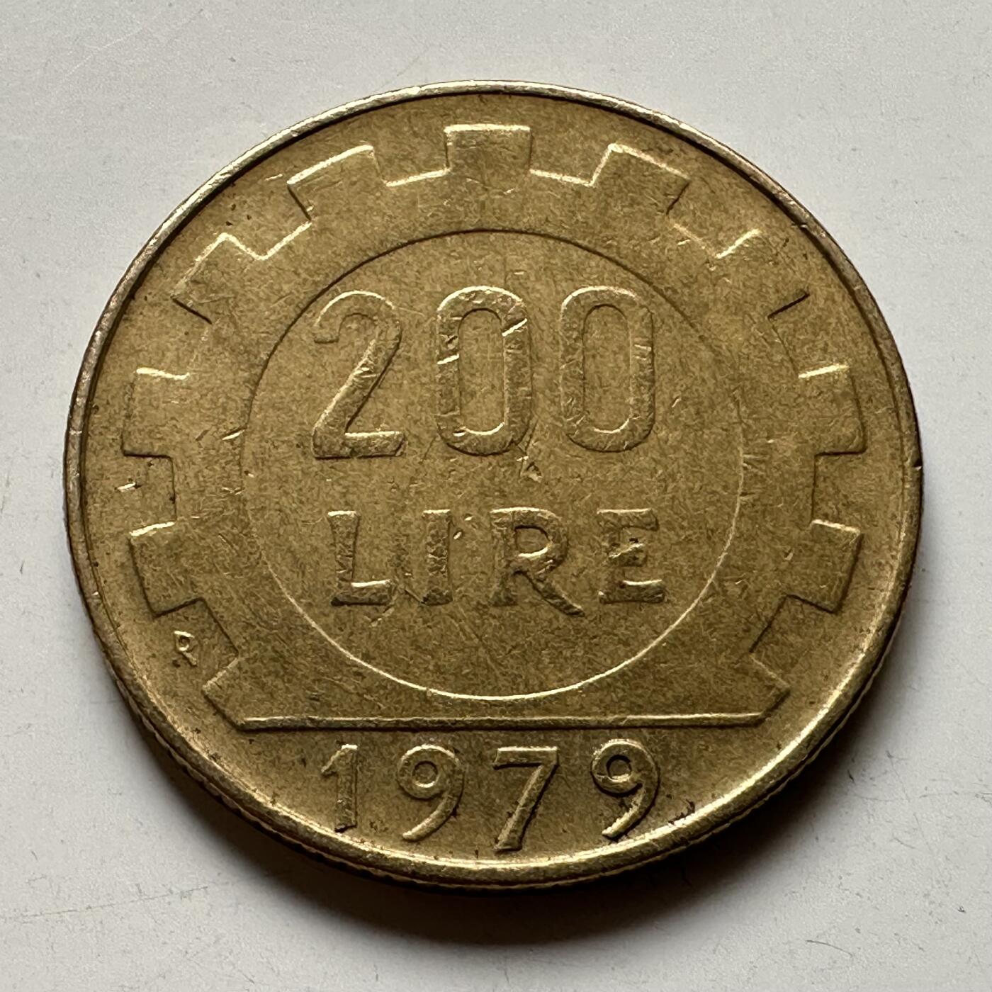 🌹外币初藏🌹🐯2025年第73场  周二无佣金特价场 意大利1979年200里拉