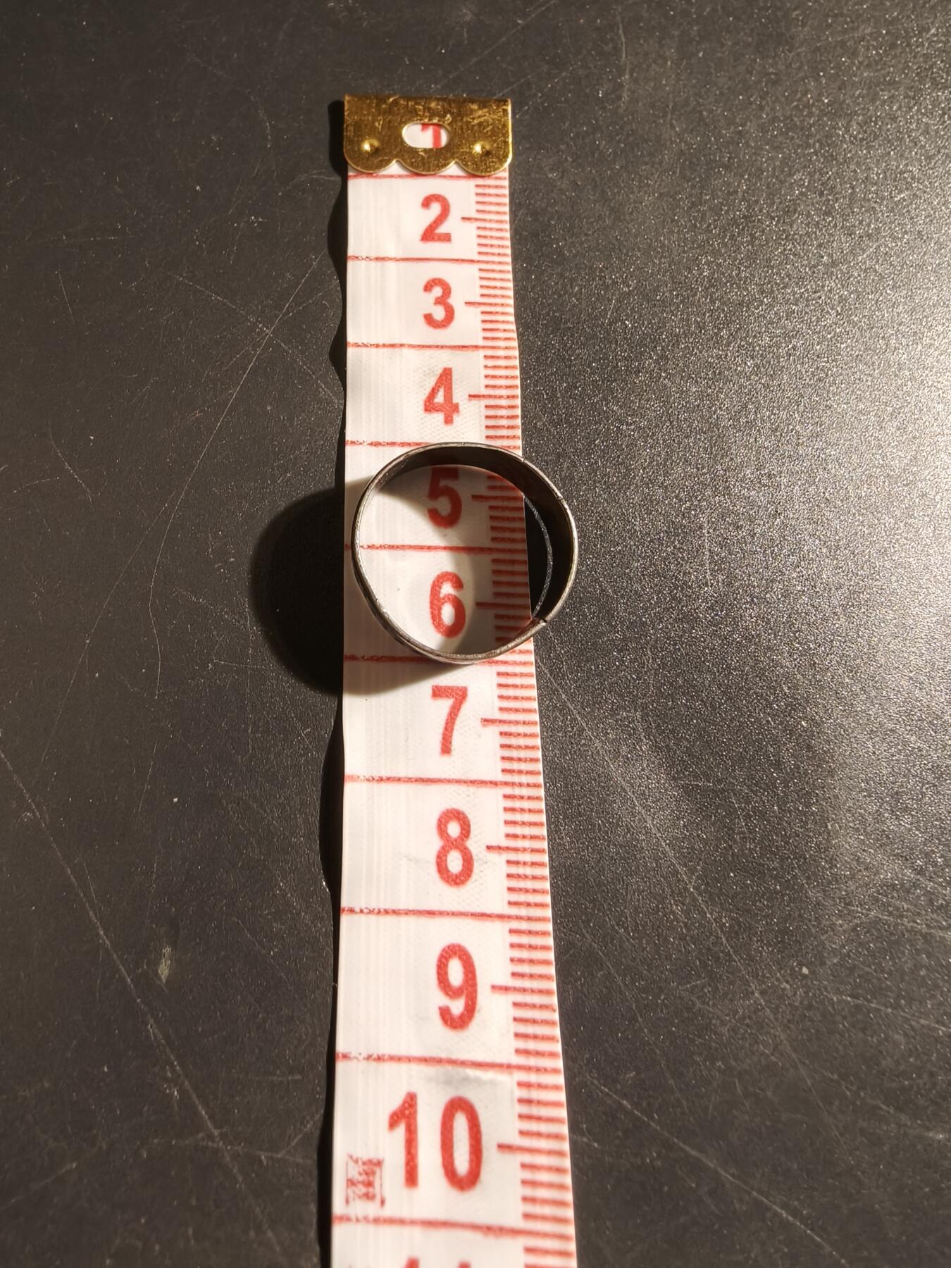 老王徽章第133期 德国一战战地戒指   带1914字样   直径19mm   周长60mm