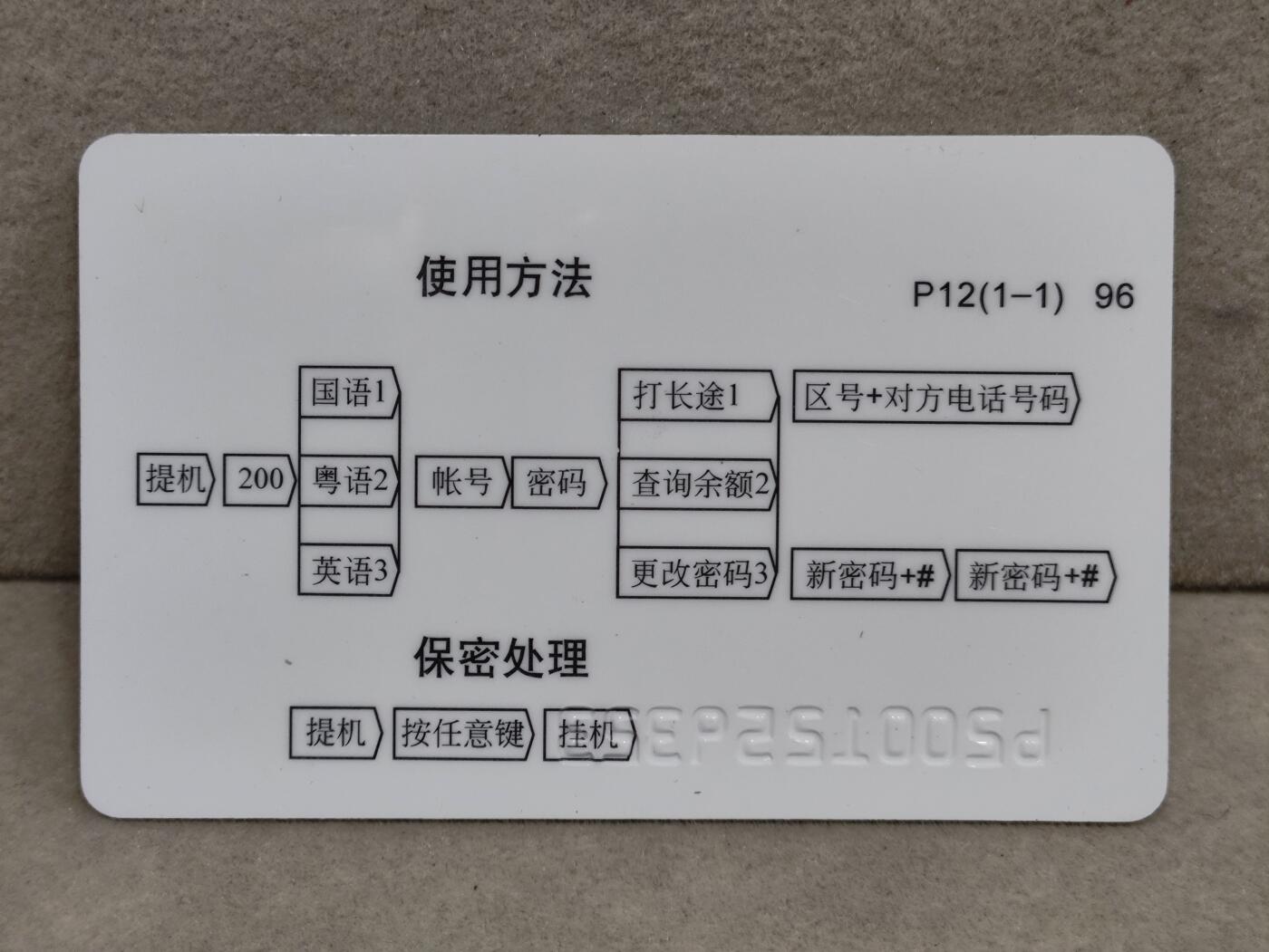 电话卡第三期 广东省邮电管理局200卡96 P12， 蒸汽机车