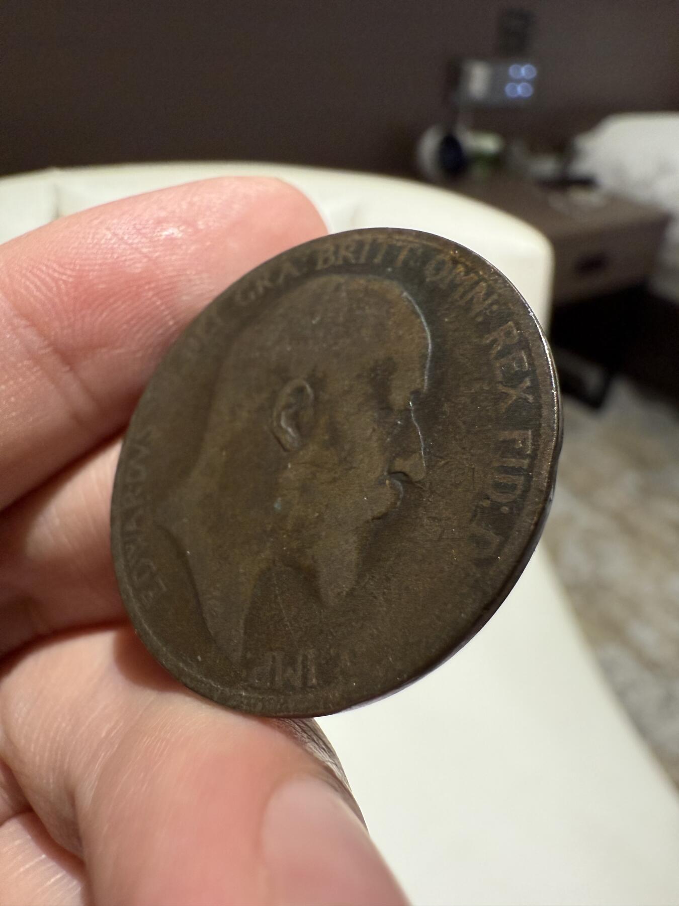 南宋泉阁俄币 外币 国币 专场第十四期【送拍无额外佣金】 英国 1904 爱德华七世1便士 通货 老包浆