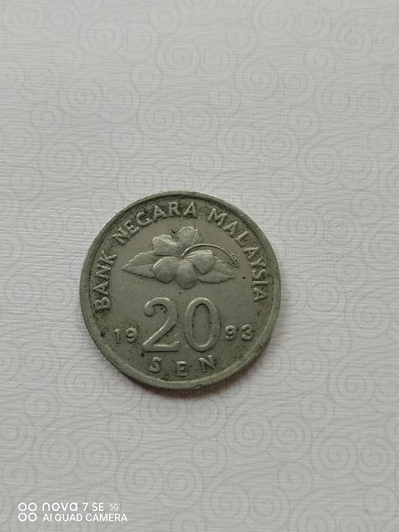 外币 马来西亚20分
