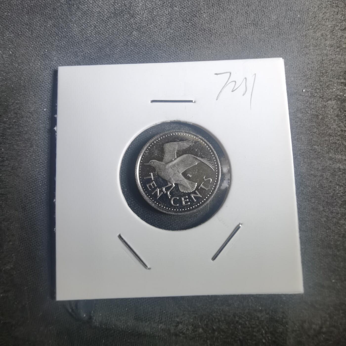 沼泽如烟--第772场 巴巴多斯1973年十分精制币