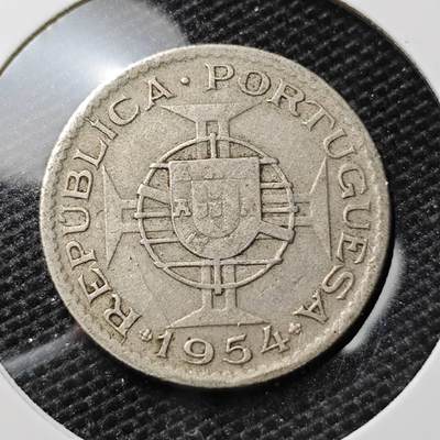 KK钱币收藏小铺 第306期 2月预留时间 周末发货 -  1954葡属莫桑比克2.5埃斯库多