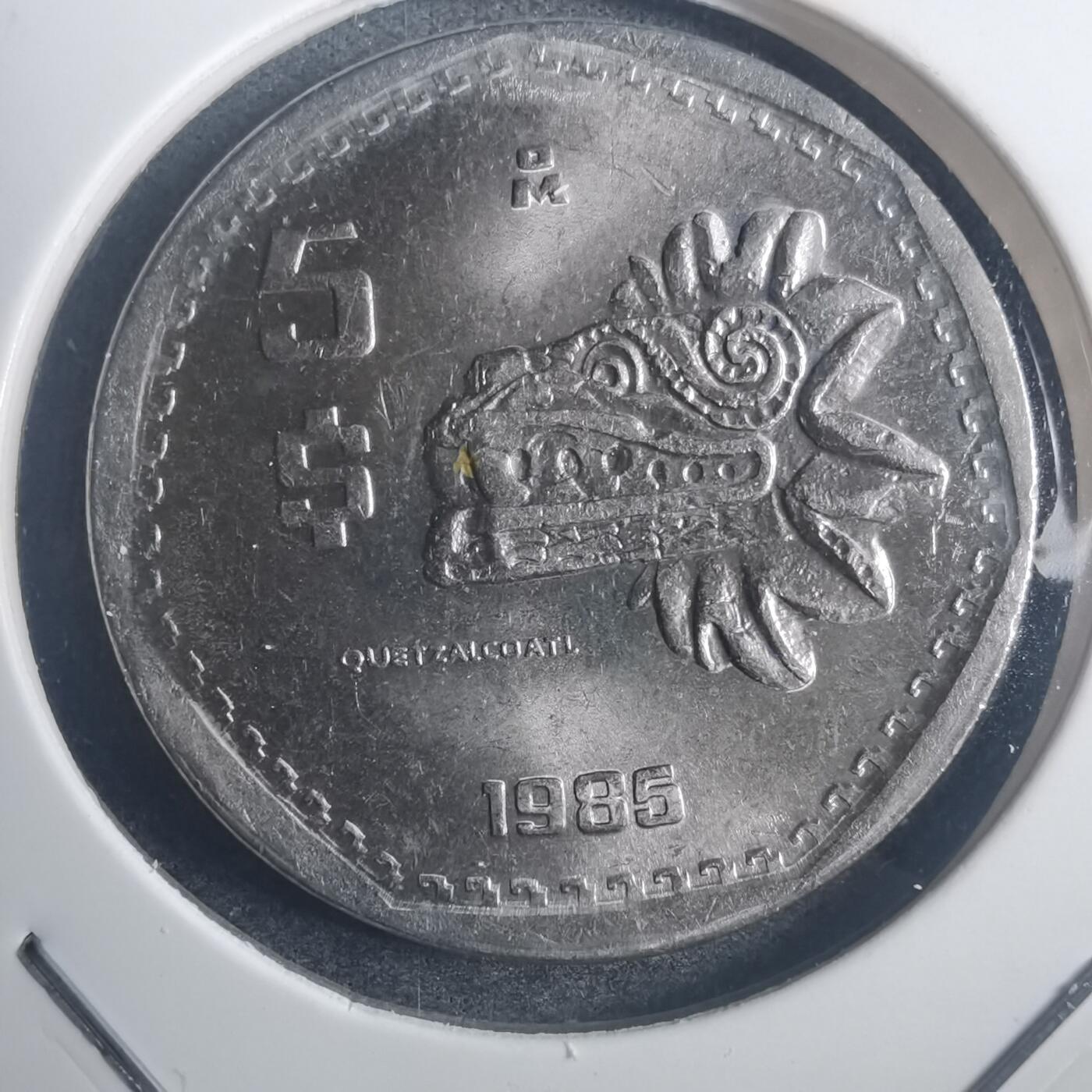 沼泽如烟--第772场 墨西哥1985年5比索
