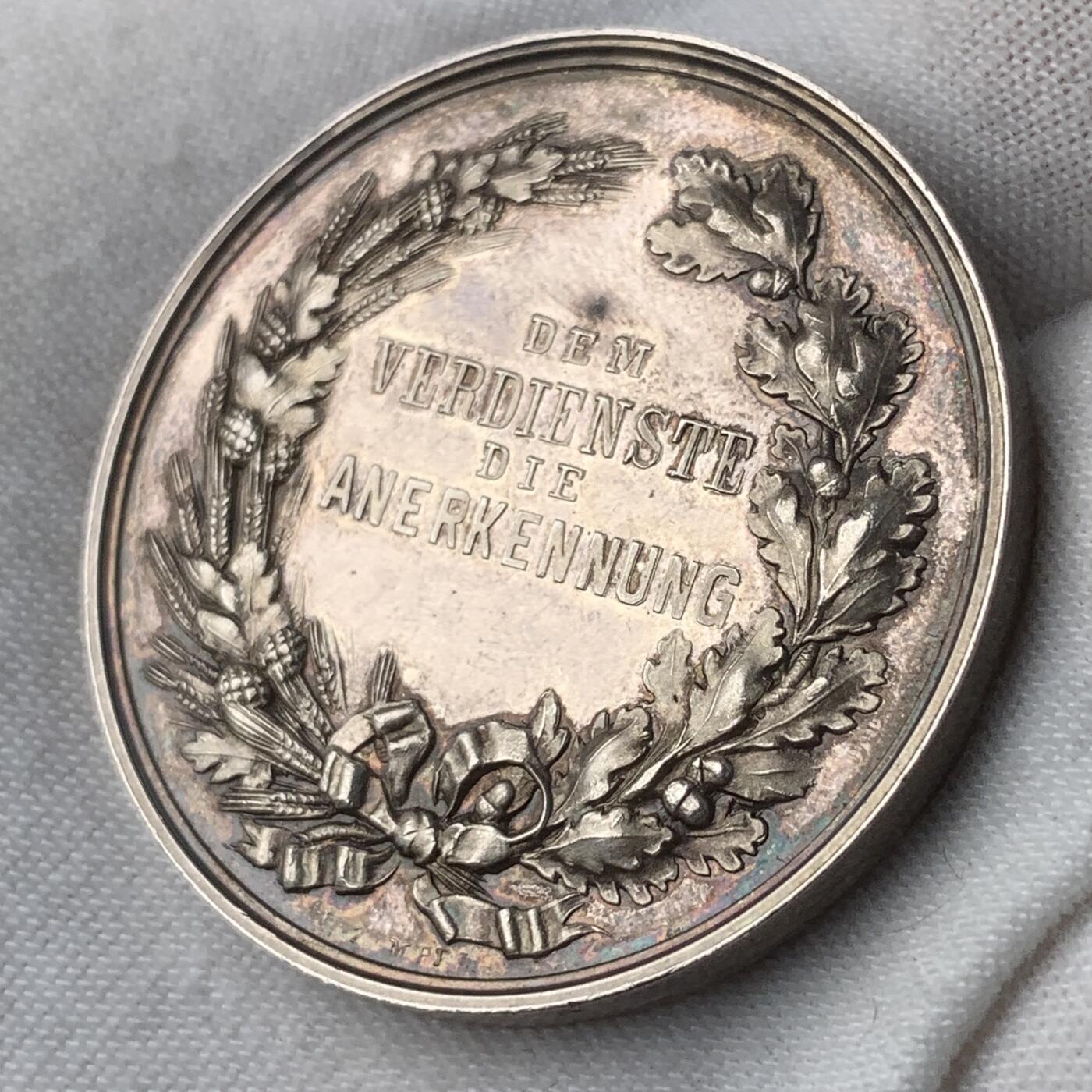 掌中浮雕-藏着的欧洲第031场 奥地利上奥州文化委员会银奖章，40mm，27g