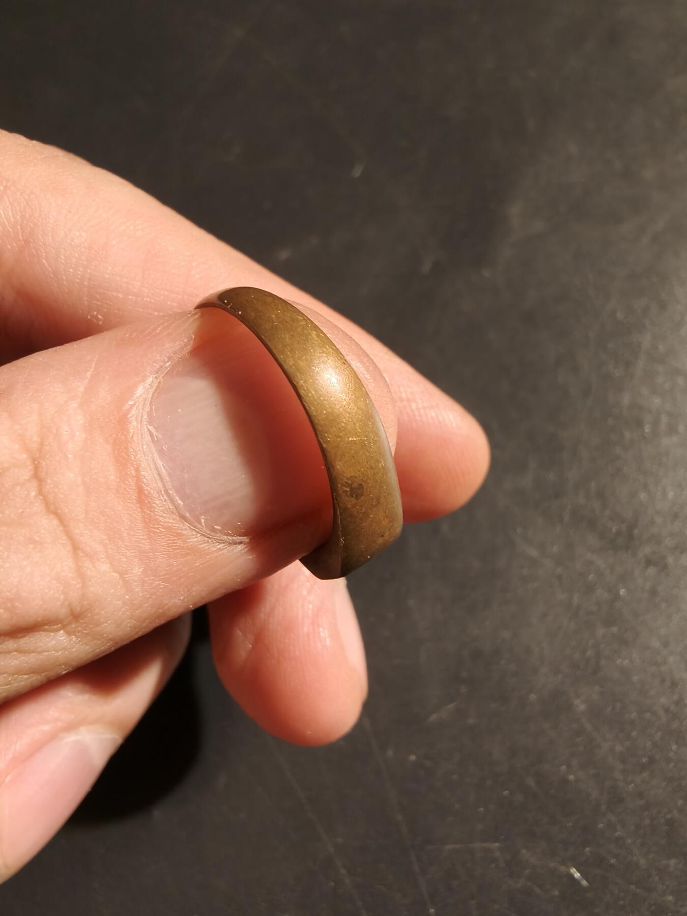 老王徽章第133期 德国一战铁十字风格战地戒指    直径21mm   周长75mm