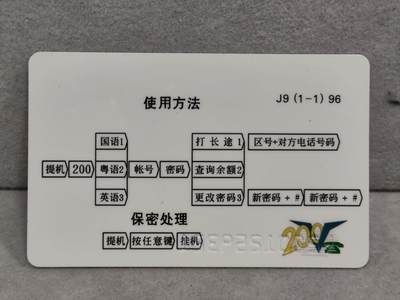 搬档清货，卡类收藏A 广东省邮电管理局200卡96 J9， 中国伟人-邓小平